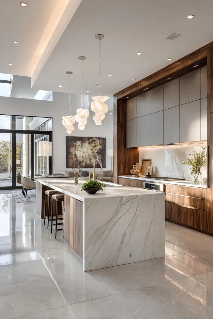Custom kitchen island and bar top
