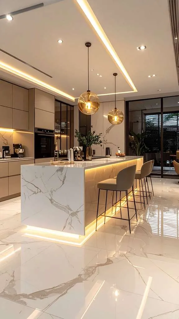 Custom backsplash installation